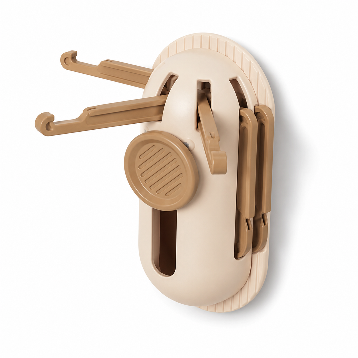 Elizaux Space-Saving Foldable Wall Hook, 5 Arms, Self-Adhesive