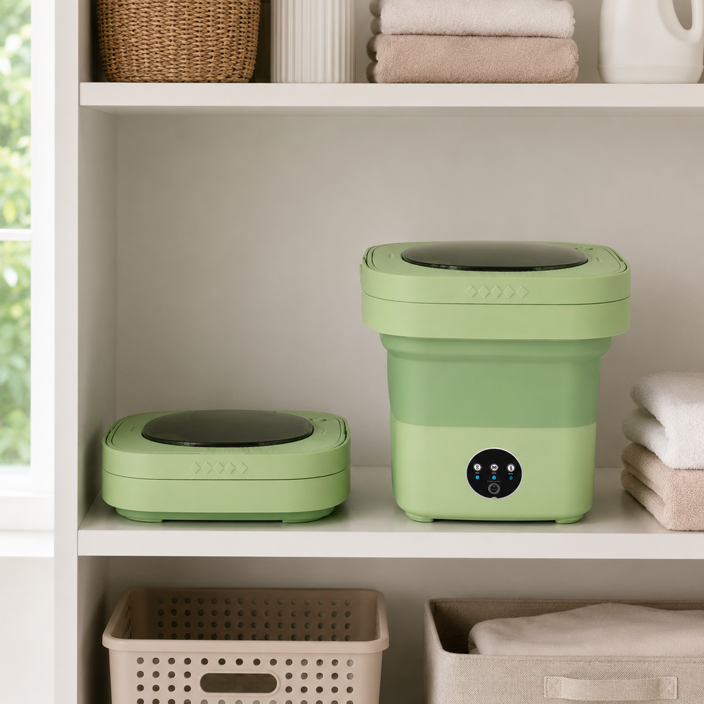 ELIZAUX Foldable Mini 7L Washing Machine for Small Clothes | Travel | Baby Care