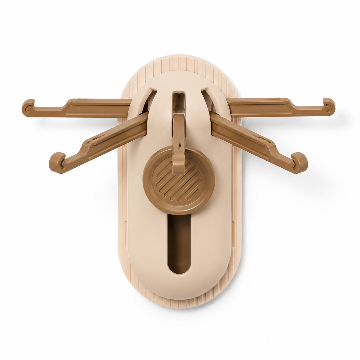 Elizaux Space-Saving Foldable Wall Hook, 5 Arms, Self-Adhesive